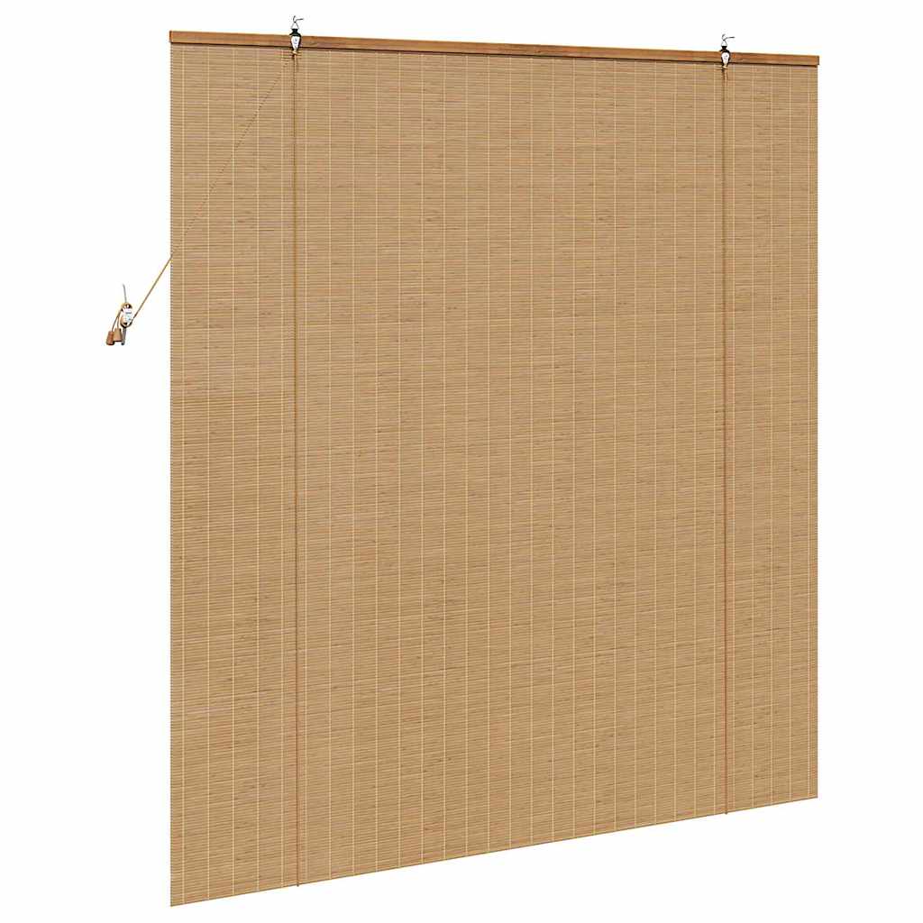 Persianas e Sombras de Janela Outros Manual Marrom Claro Bambu