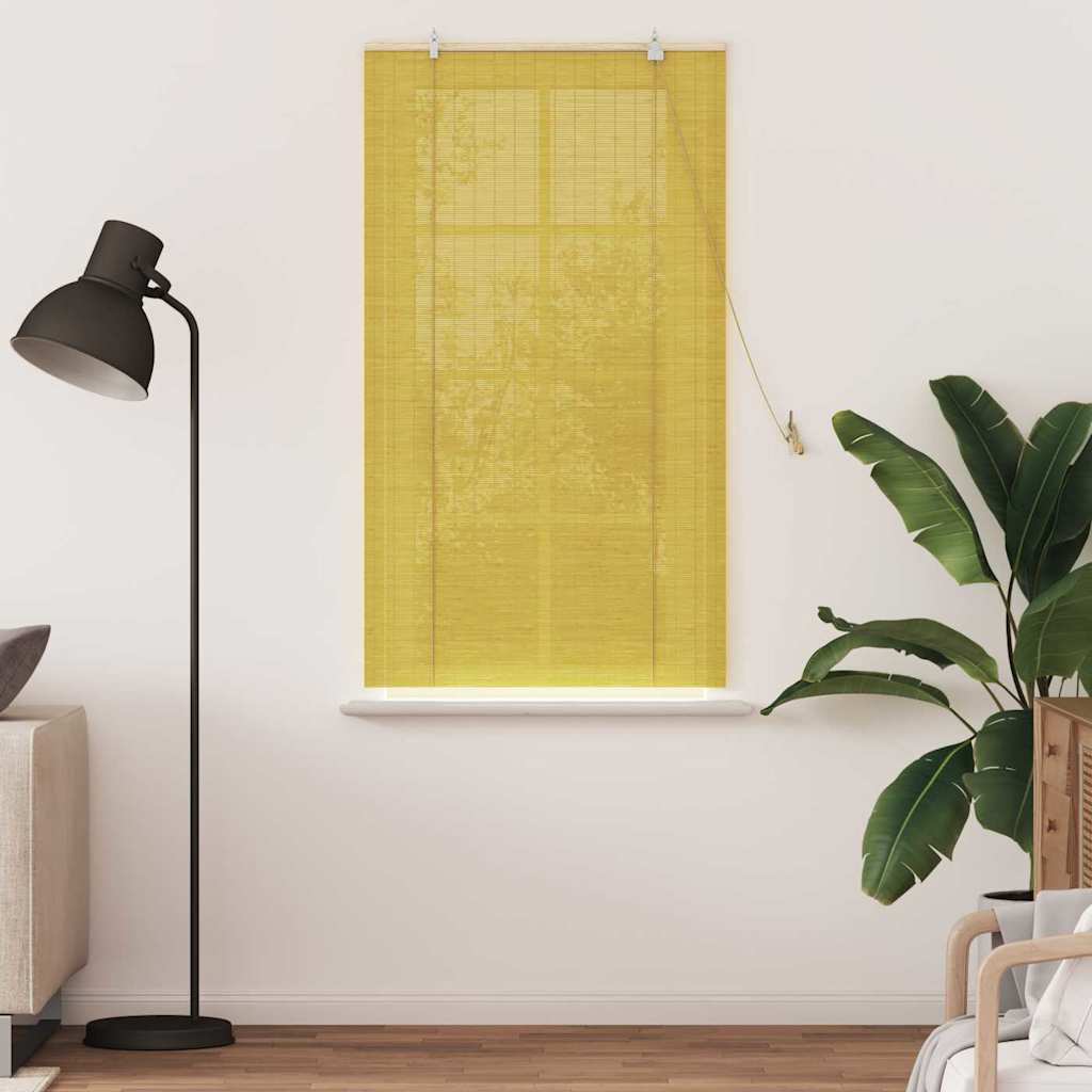 Persianas e Sombras de Janela Outros Manual Amarelo Bambu