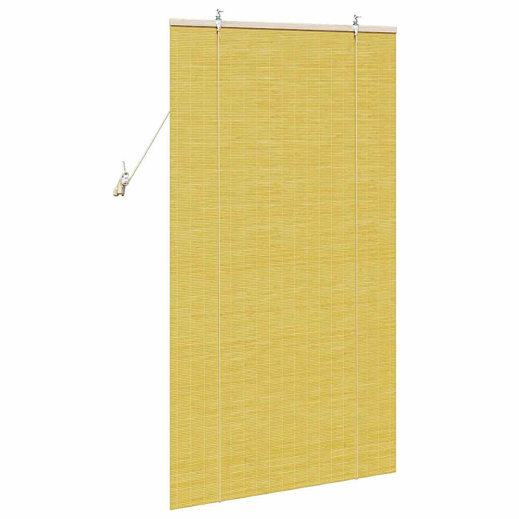 Persianas e Sombras de Janela Outros Manual Amarelo Bambu