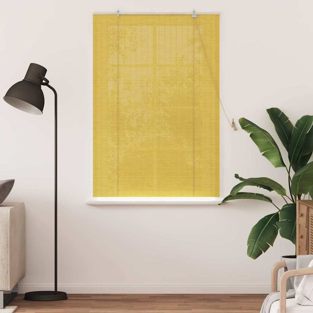 Persianas e Sombras de Janela Outros Manual Amarelo Bambu