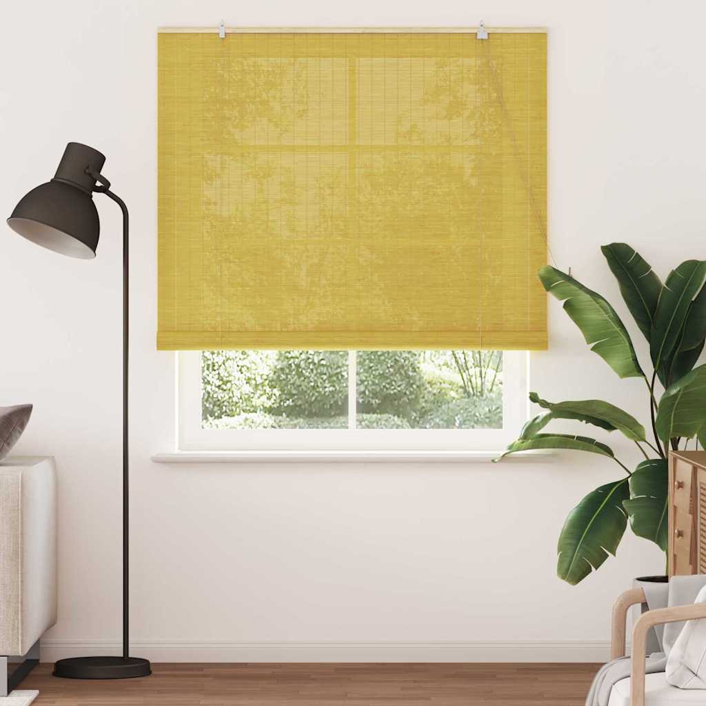 Persianas e Sombras de Janela Outros Manual Amarelo Bambu