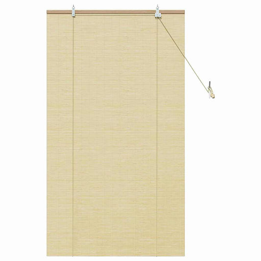 Estores de rolo com cortinas Manual Natura 90 x 160 cm Bambu