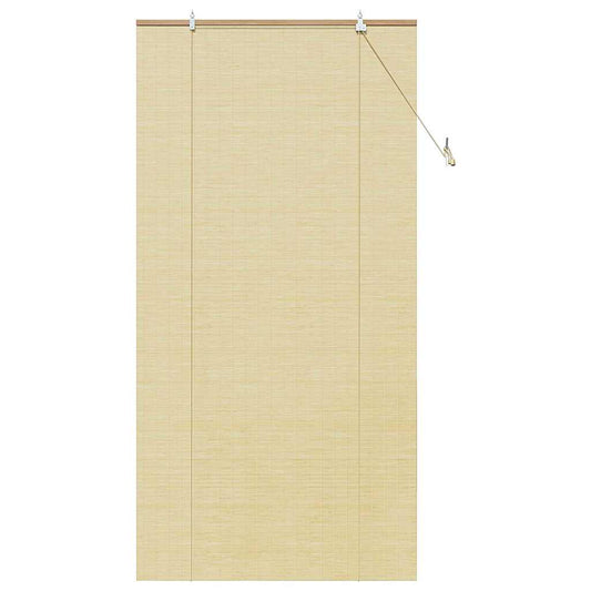 Estores de rolo com cortinas Manual Natura 120 x 220 cm Bambu