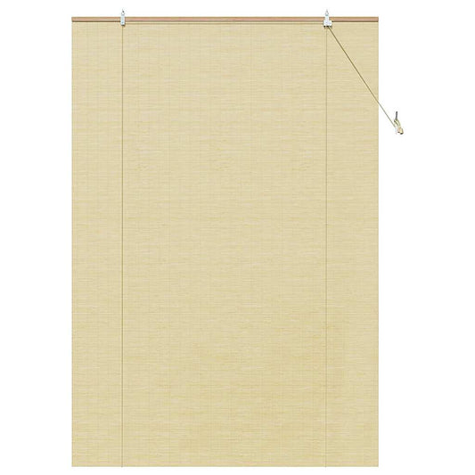 Estores de rolo com cortinas Manual Natura 150 x 220 cm Bambu