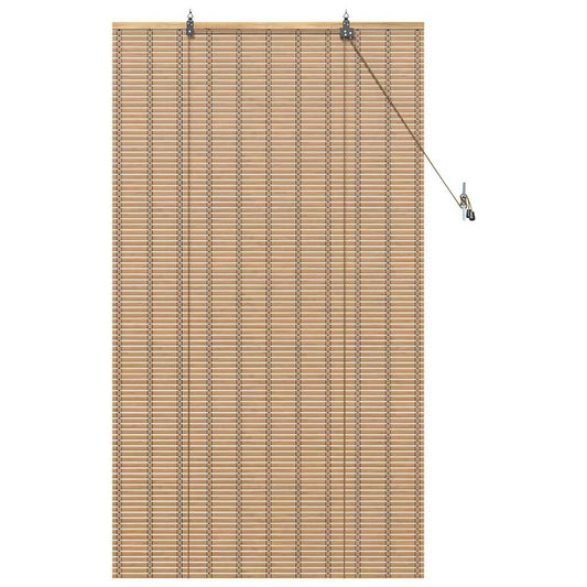 Estores de rolo com cortinas Manual Natura 90 x 160 cm Bambu