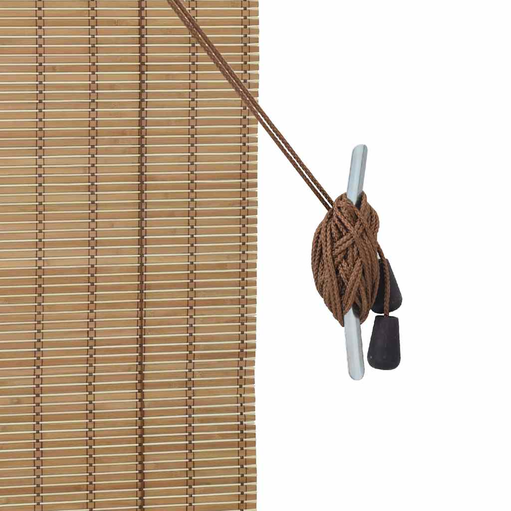 Estores de rolo Outros Manual Marrom Claro 140 x 160 cm Bambu