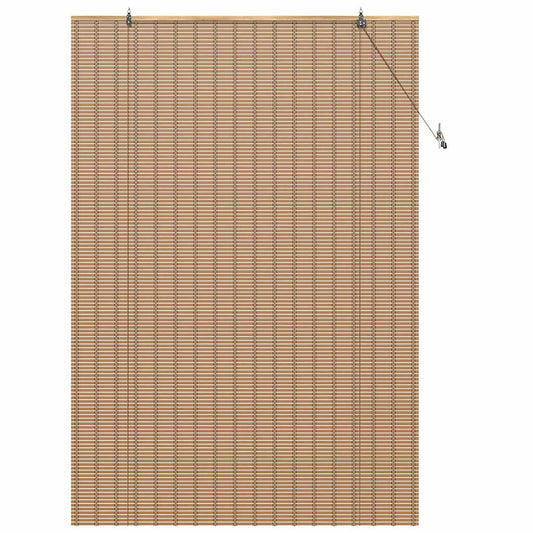 Estores de rolo com cortinas Manual Natura 140 x 220 cm Bambu