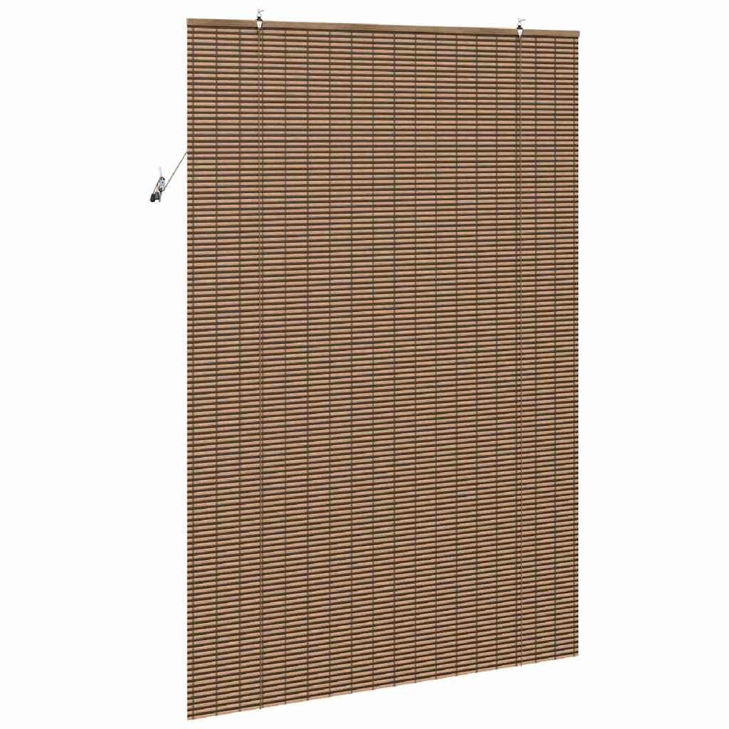 Persiana de Janela Geométrico Castanho 140 x 220 cm Bambu