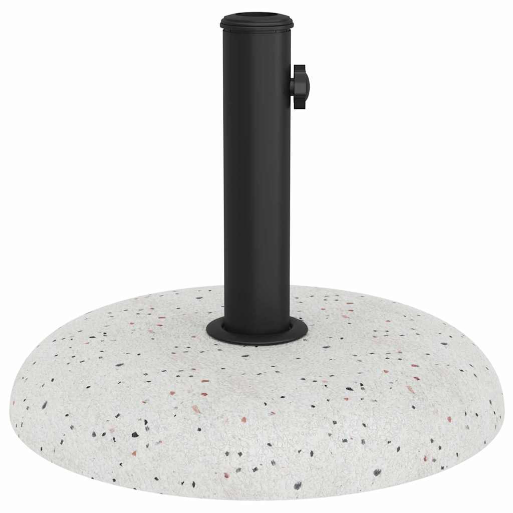 Base para chapéu de sol Branco e Preto 45 x 45 x 40 cm