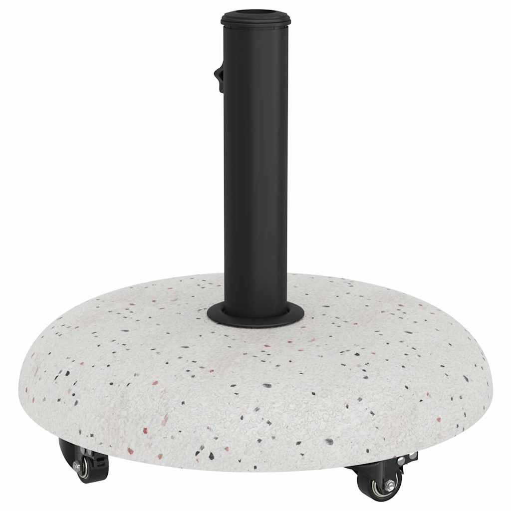 Base para chapéu de sol Branco e Preto 45 x 45 x 40 cm