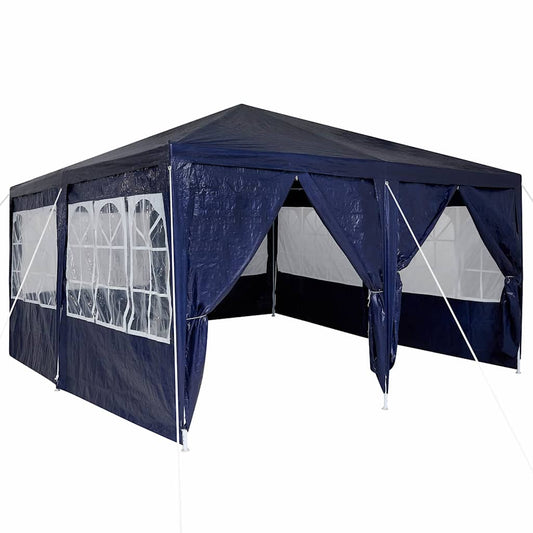 Tenda de Festa Azul 400 x 400 x 266 cm Polietileno