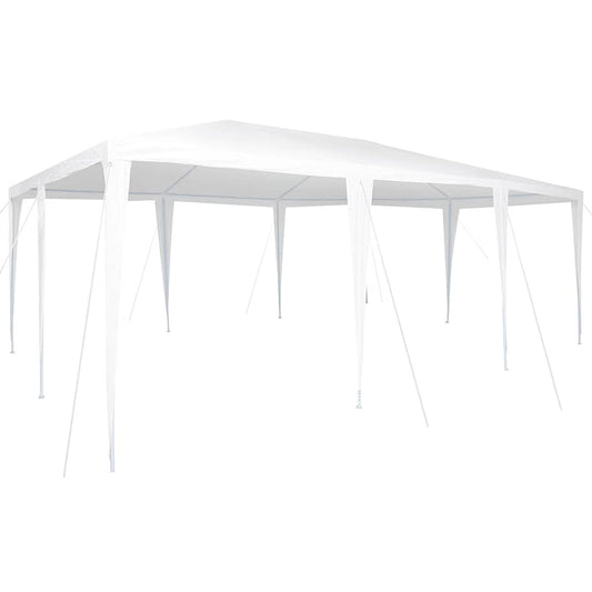 Tenda de Festa Branco 600 x 400 x 266 cm Polietileno e Aço