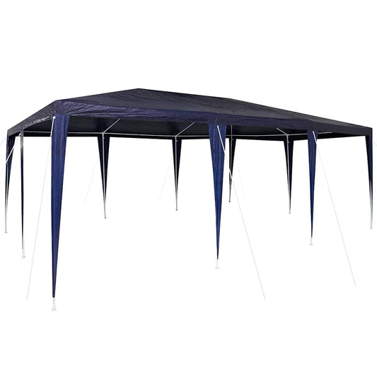 Tenda de Festa Azul 600 x 400 x 266 cm Polietileno e Aço