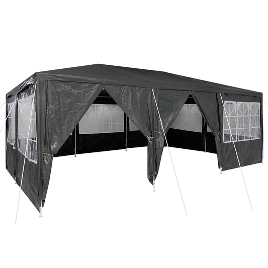 Tenda de Festa Antracite 600 x 400 x 266 cm Polietileno