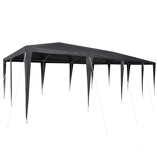 Tenda de Festa Antracite 800 x 400 x 266 cm Polietileno e Aço
