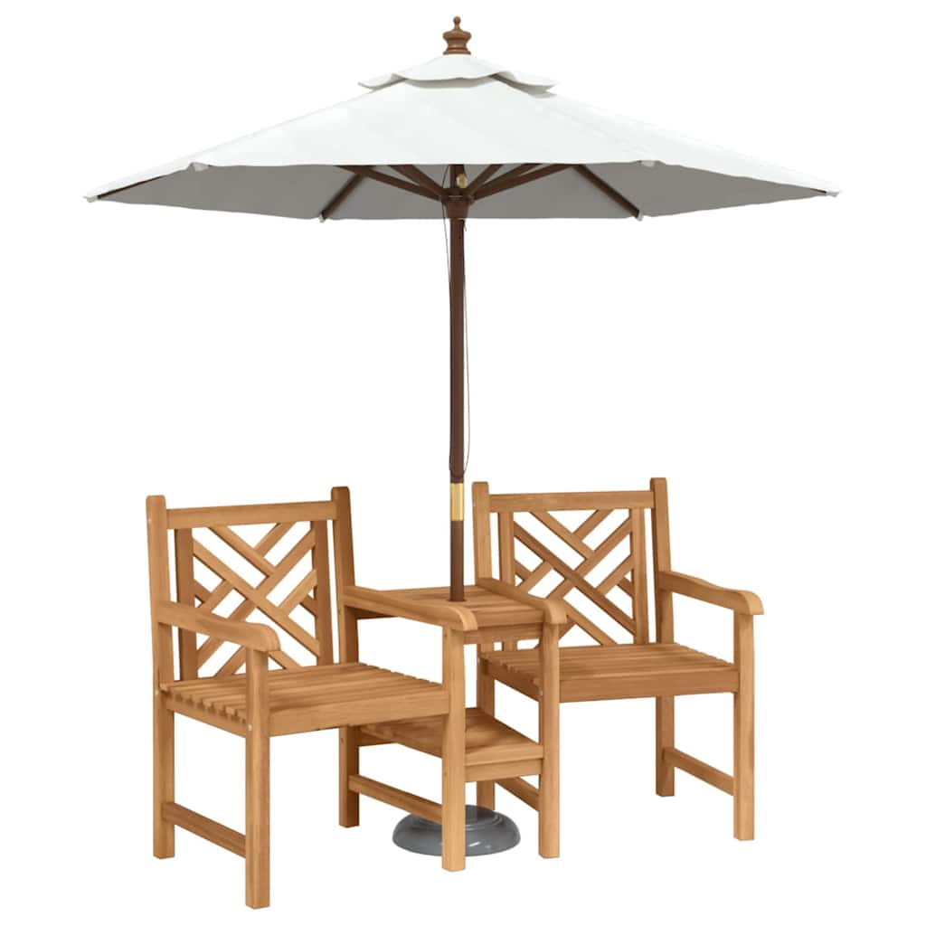Cadeiras para Exterior Castanho 152 x 63 x 89 cm