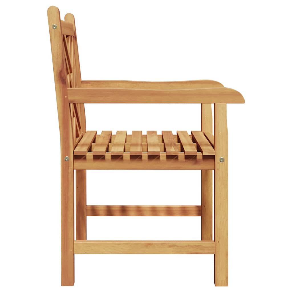 Cadeiras de jardim 2 pcs Castanho 58 x 60 x 90 cm