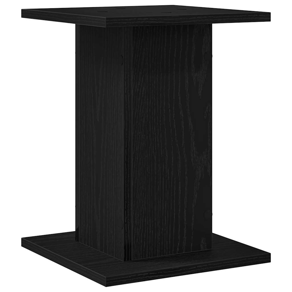 Suporte para Plantas 2 pcs Carvalho preto 30 x 30 x 40 cm