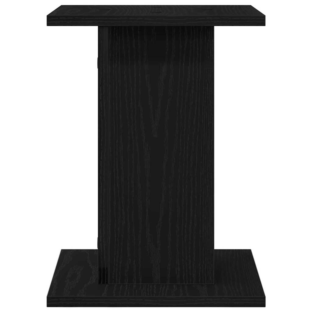 Suporte para Plantas 2 pcs Carvalho preto 30 x 30 x 40 cm