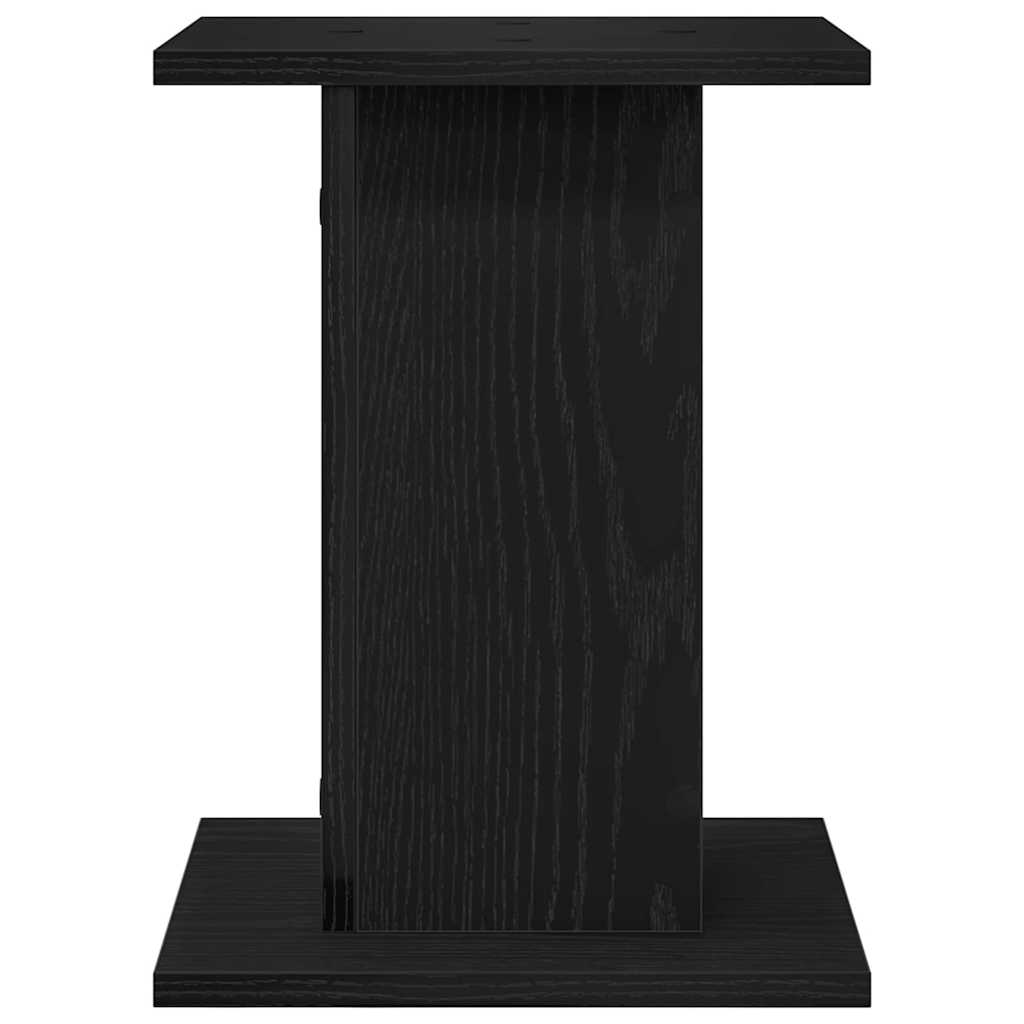 Suporte para Plantas 2 pcs Carvalho preto 30 x 30 x 40 cm