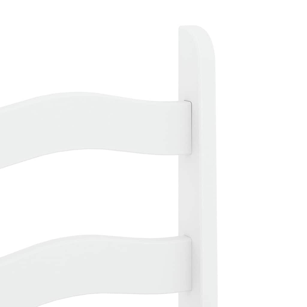 5 pcs conjunto de jantar Panama madeira pinho maciça branco