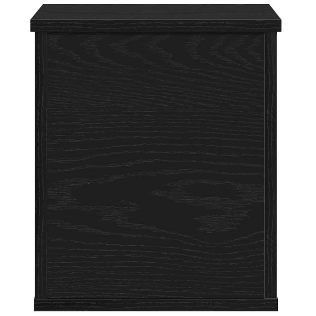 Caixa de Armazenamento Carvalho preto 30 x 35 x 35 cm