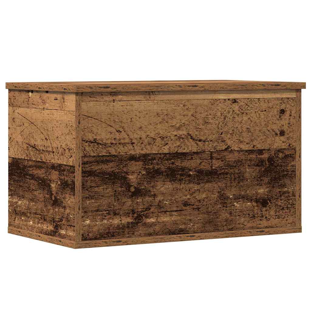 Caixa de Armazenamento Madeira antiga 60 x 35 x 35 cm