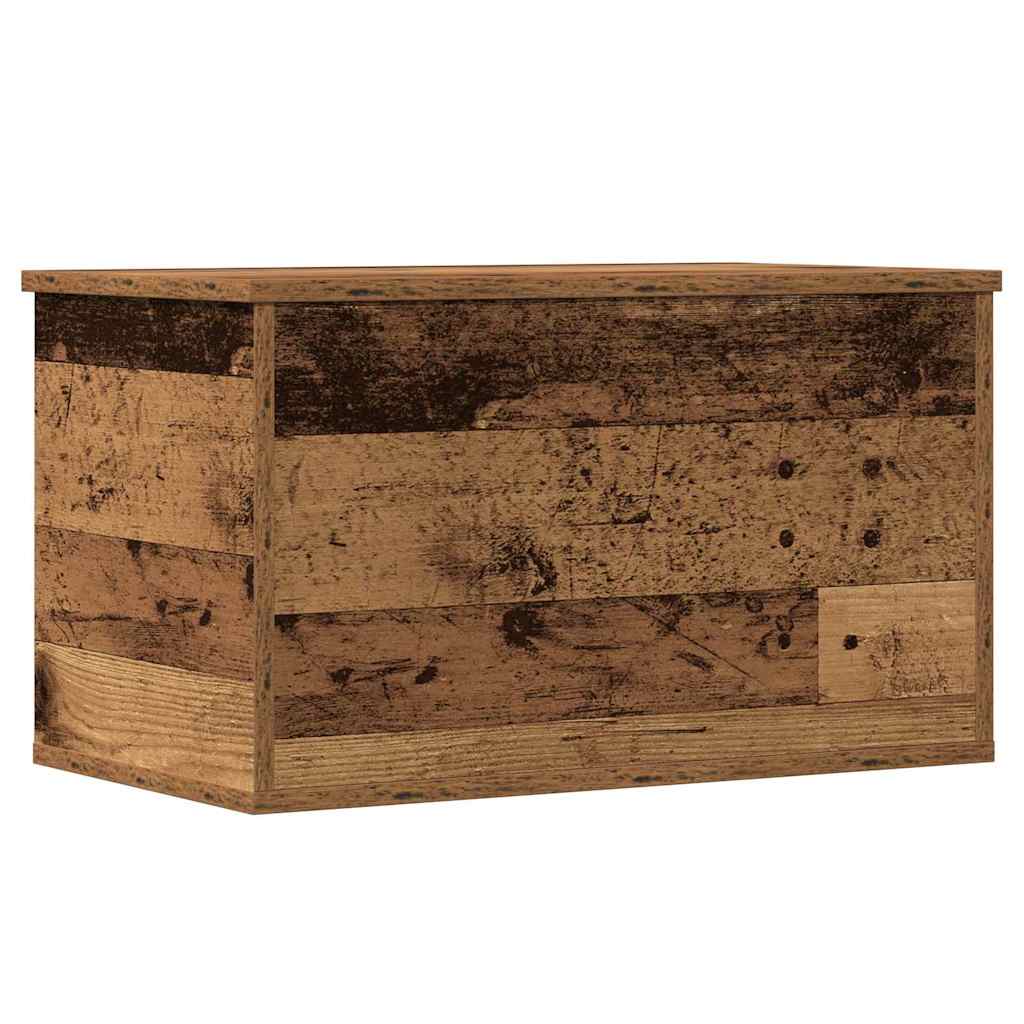 Caixa de Armazenamento Madeira antiga 60 x 35 x 35 cm