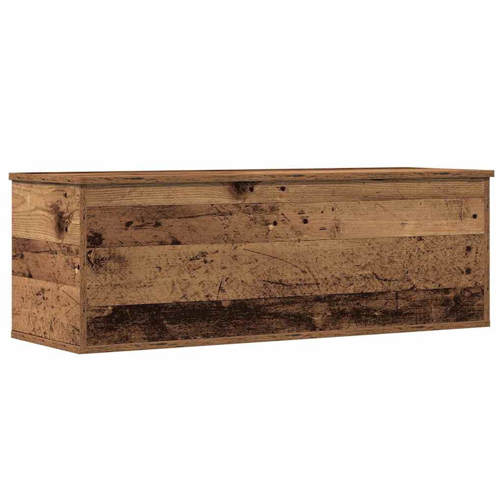 Caixa de Armazenamento Madeira antiga 102 x 35 x 35 cm