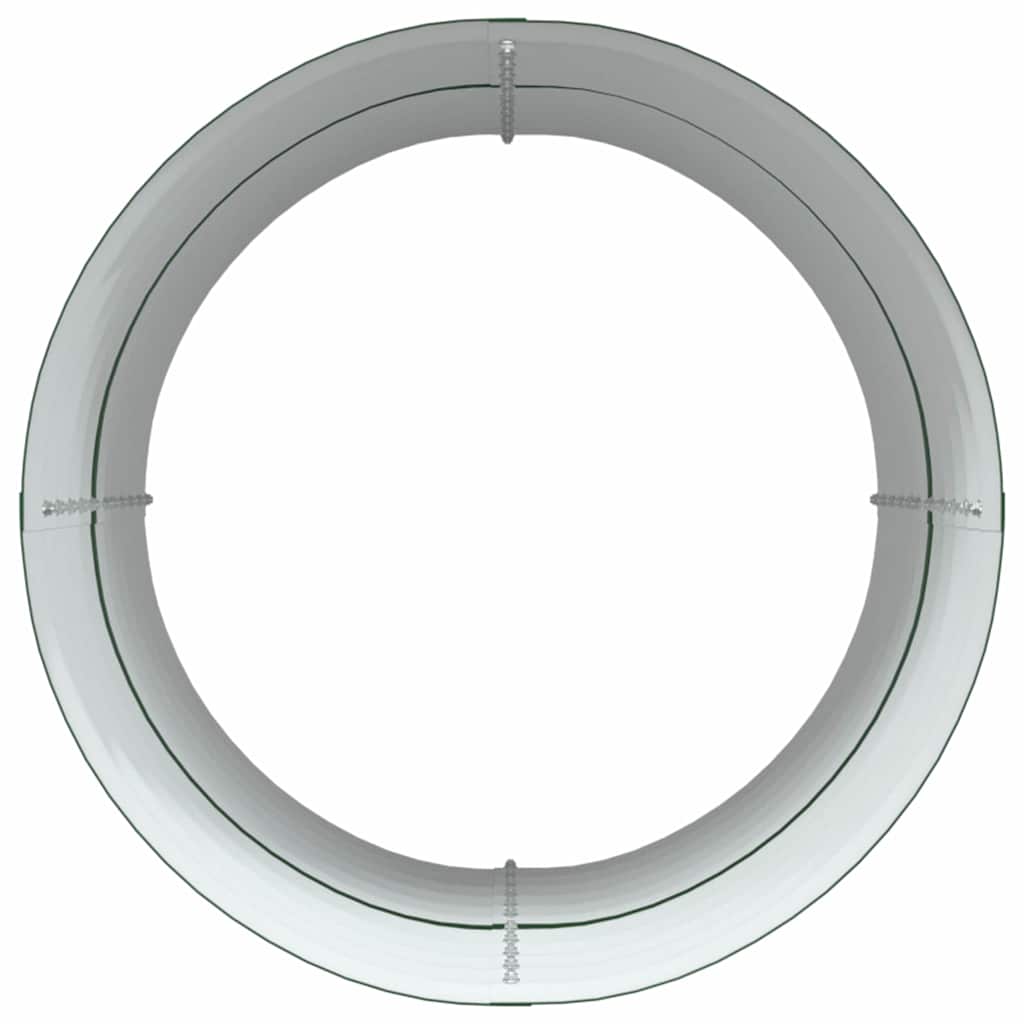 Canteiro de jardim elevado Verde 80 x 80 x 81 cm Aço
