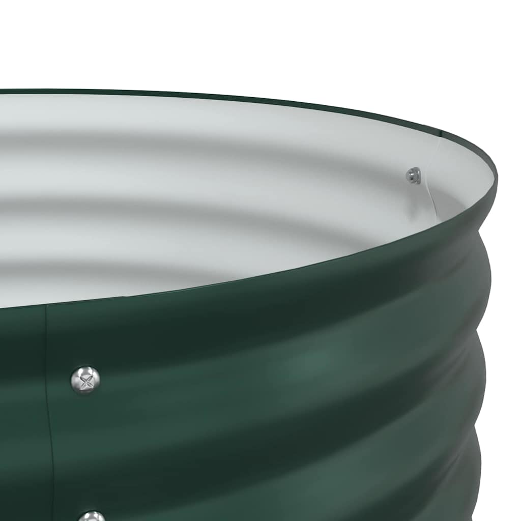 Canteiro de jardim elevado Verde 240 x 80 x 44 cm Aço