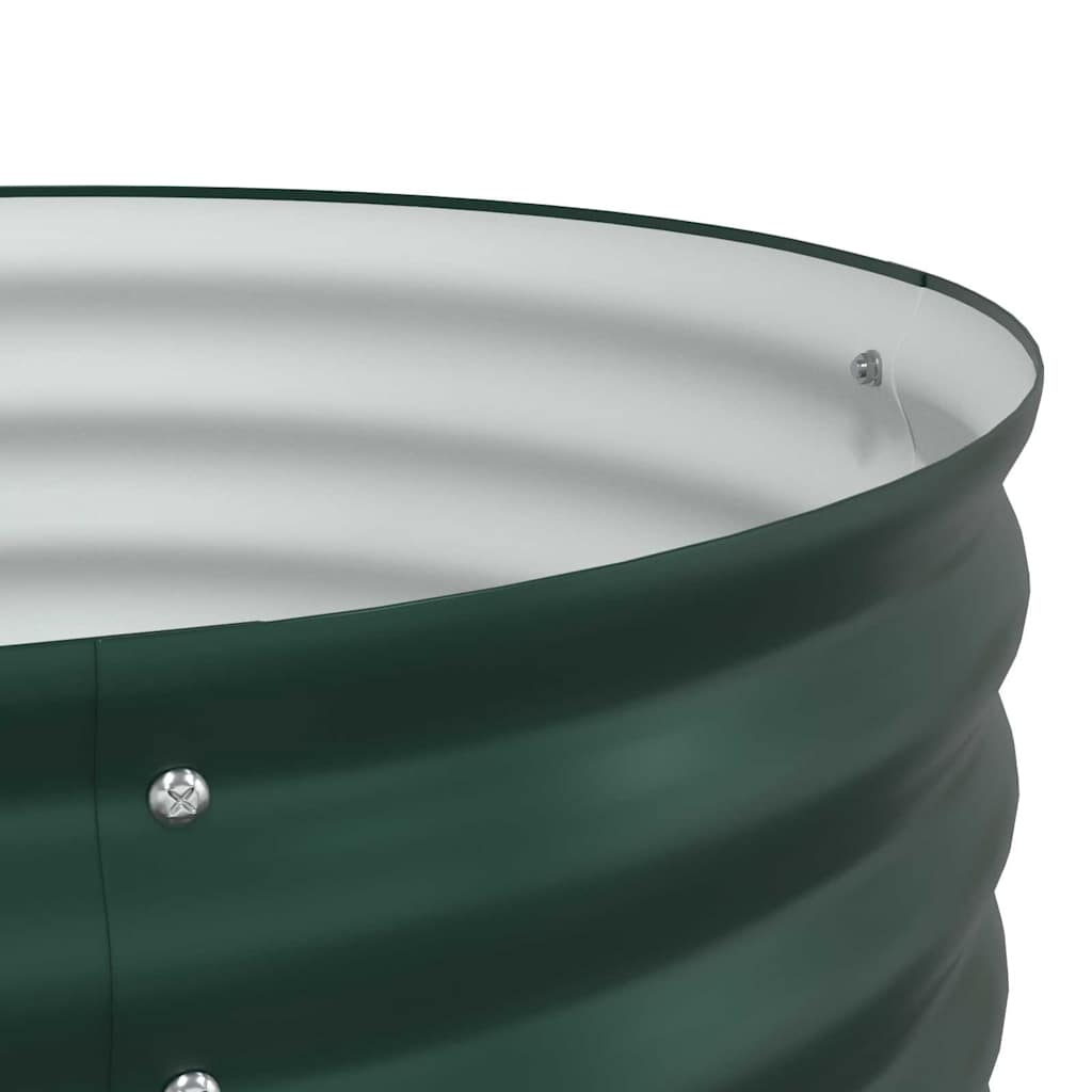 Canteiro de jardim elevado Verde 160 x 80 x 44 cm Aço