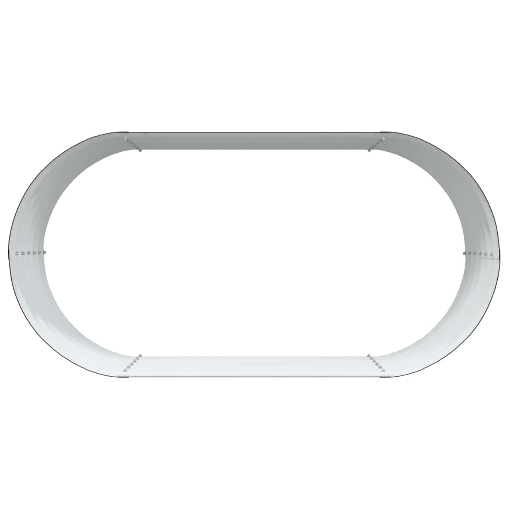 Canteiro de jardim elevado Castanho 160 x 80 x 44 cm Aço