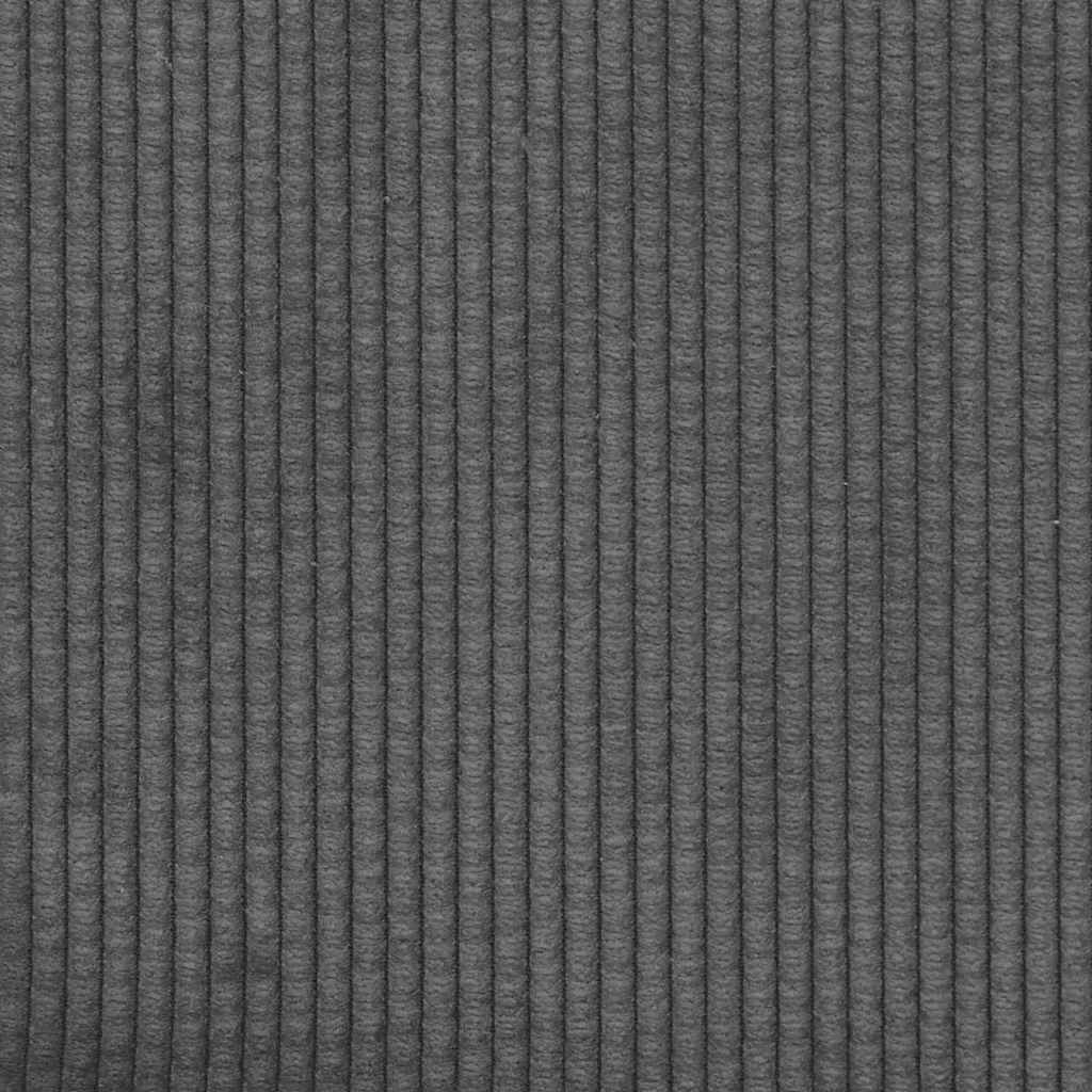 Unidade de Sofá Modular Sem Braços 2 pcs Cinza Escuro