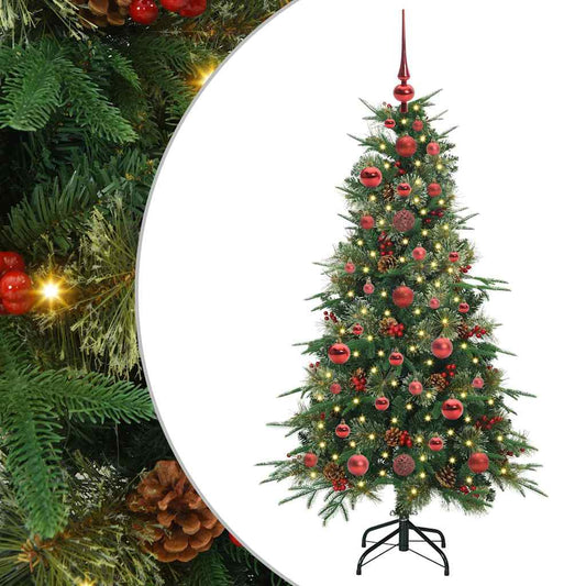 Árvore de Natal Articulada Artificial Verde 120 cm PE e PVC