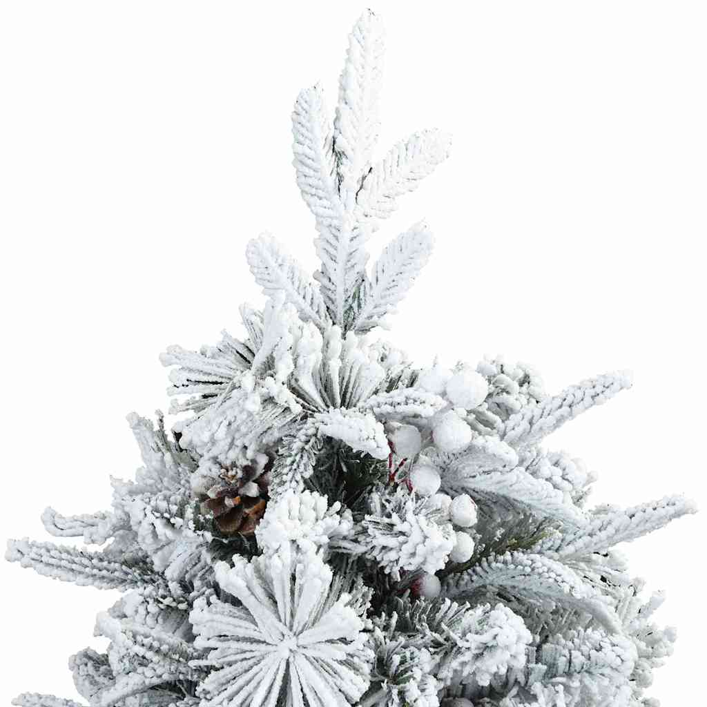 Árvore de Natal Articulada Artificial Branco 120 cm PE e PVC