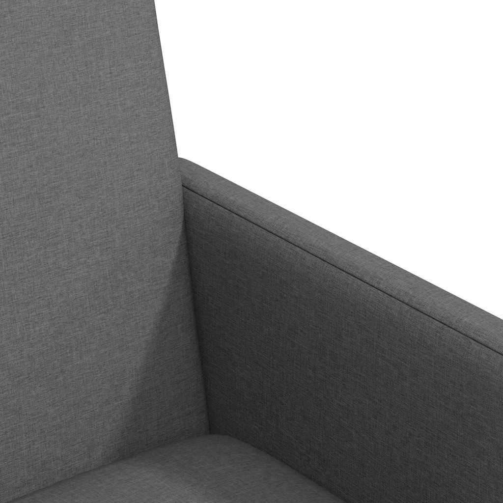 Cadeiras de Jantar 2 pcs Cinzento escuro 57 x 66 x 94 cm tecido