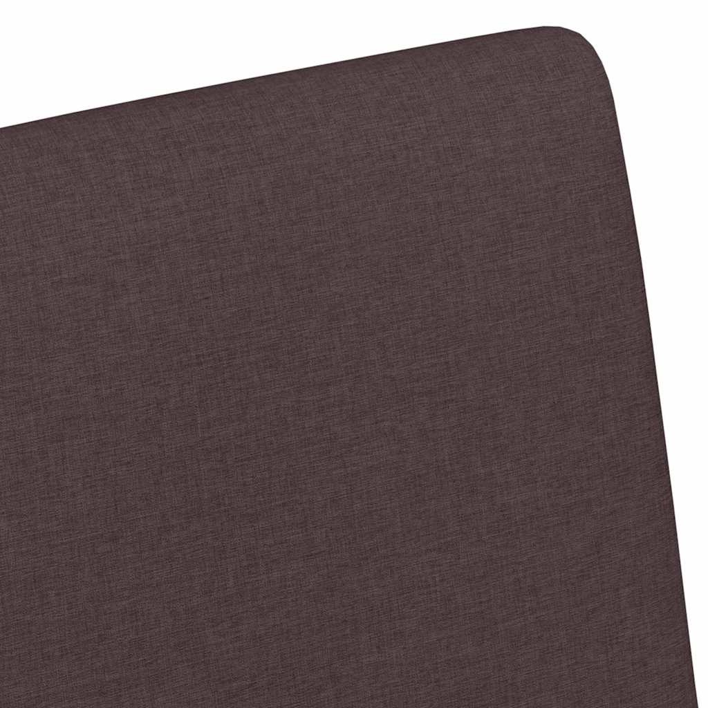 Cadeiras de Jantar 2 pcs Castanho escuro 57 x 66 x 94 cm tecido