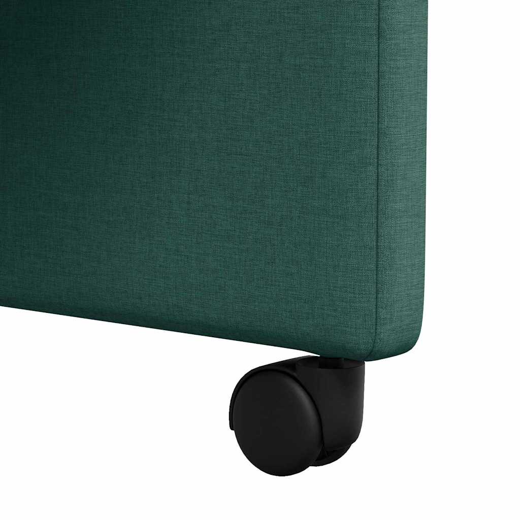 Cadeiras de Jantar 2 pcs Verde-escuro 57 x 66 x 94 cm tecido