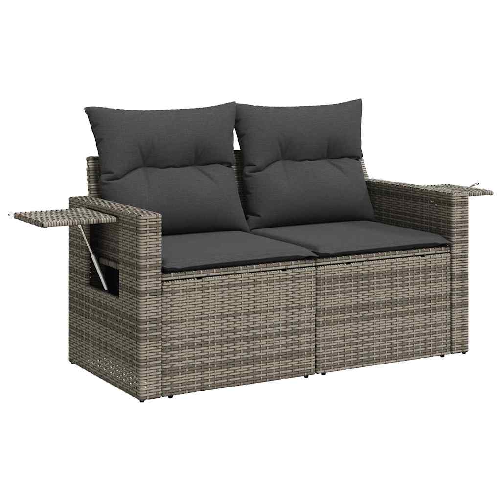 Conjunto de Sofá de Jardim 10 pcs Cinzeto 90 x 55 x 71 cm