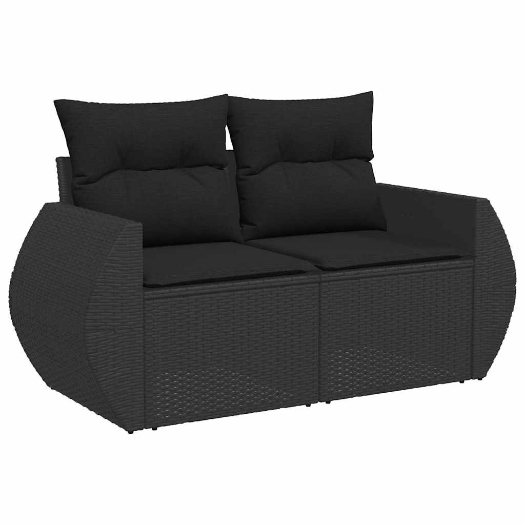 Conjunto de Sofá de Jardim 13 pcs Preto 80 x 80 x 71 cm