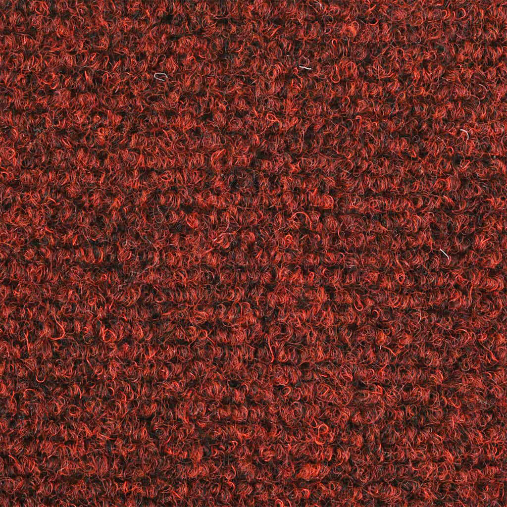 Tapetes de escada autoadesivos 30 peças 60x25 cm vermelho bordô retangular