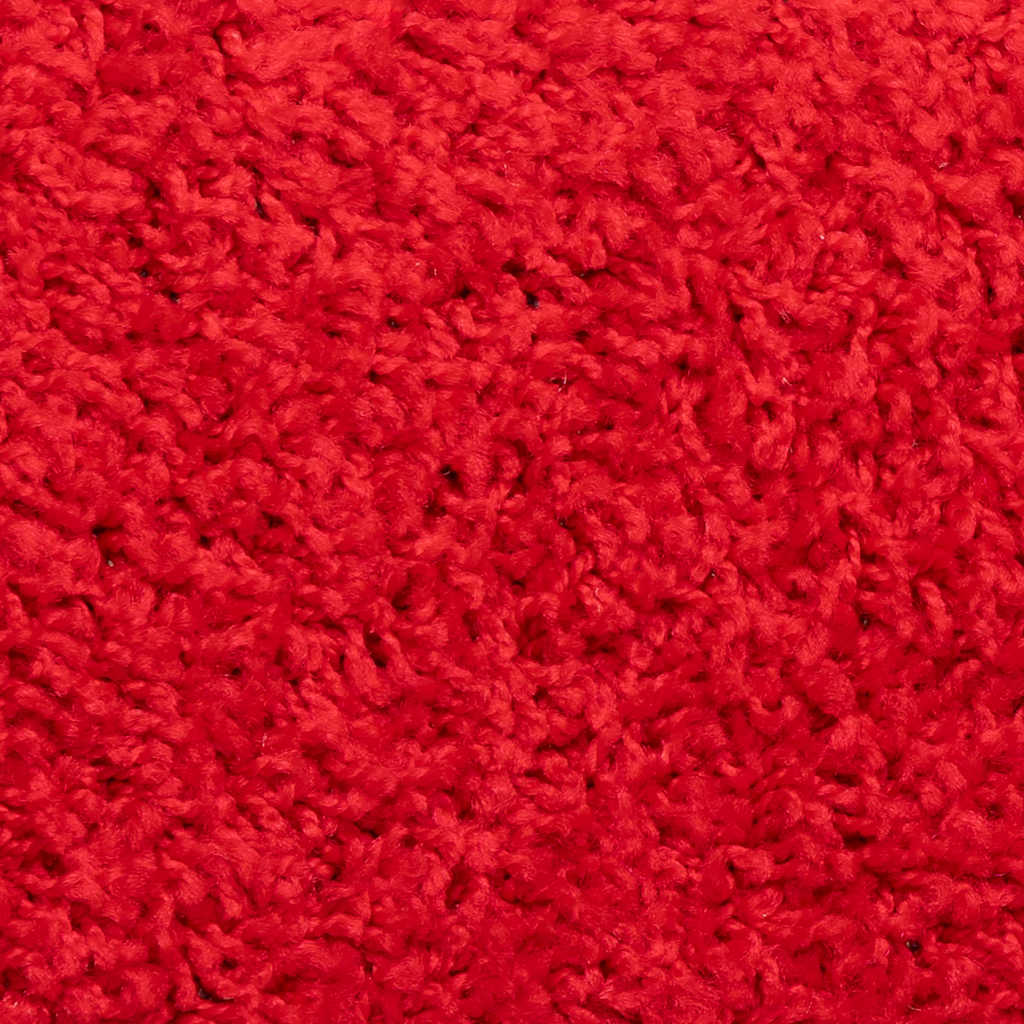 Tapetes de escada 30 peças 56x17x3 cm vermelho semicircular