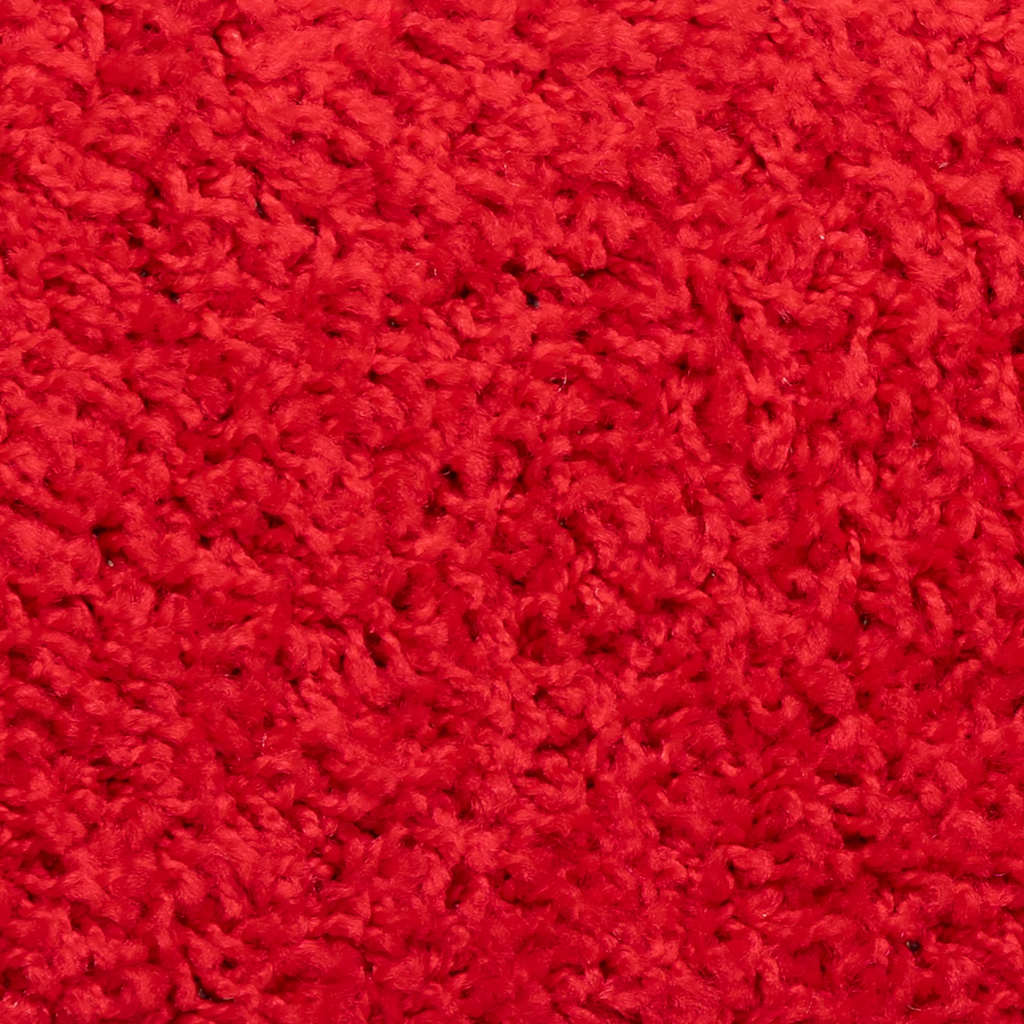 Tapetes de escada 20 peças 56x17x3 cm vermelho semicircular
