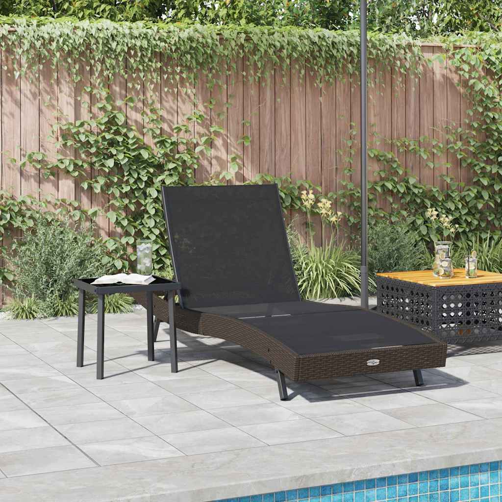 Espreguiçadeira com Mesa 2 pcs Atributos do Produto