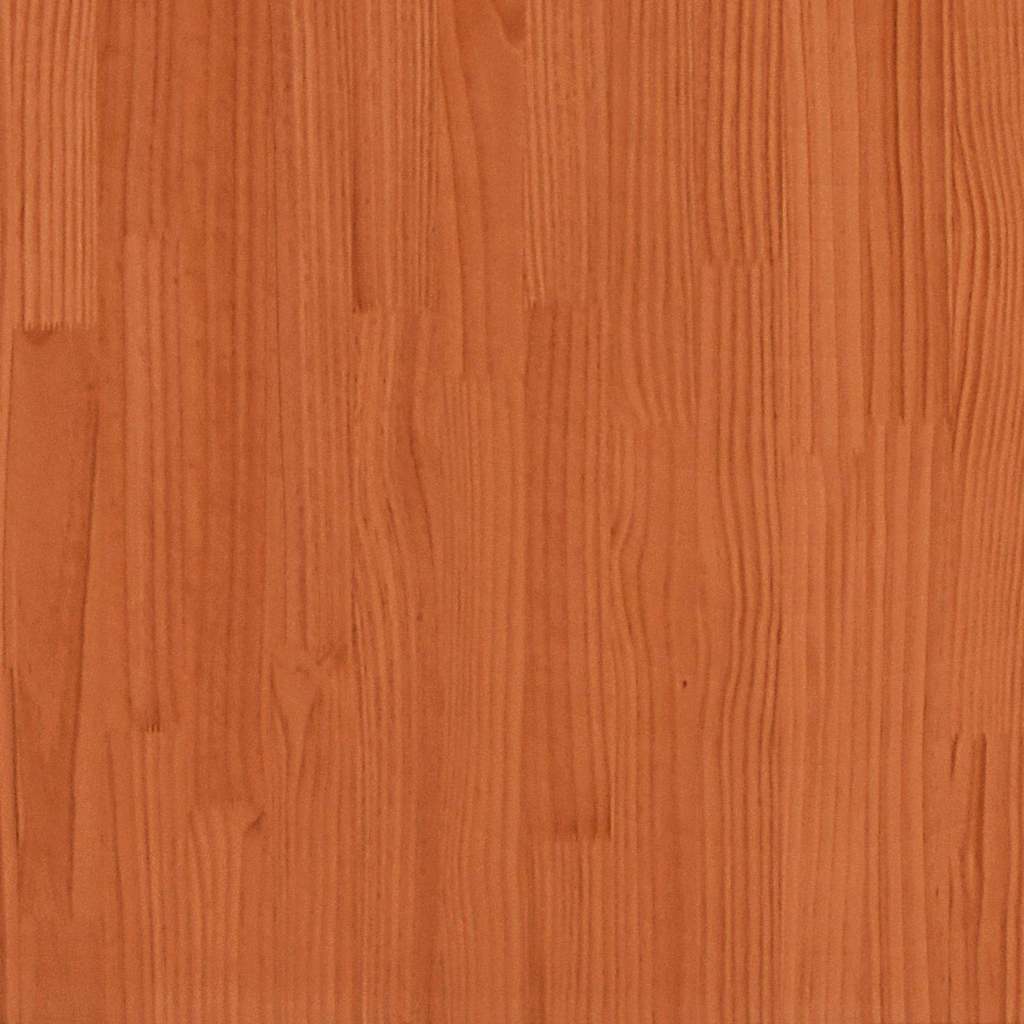 Cabeceira de Madeira Castanho-mel 160.5 x 3 x 80 cm