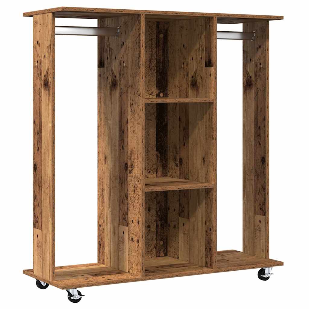 Guarda-roupa com prateleira Madeira Antiga 102 x 38 x 110 cm