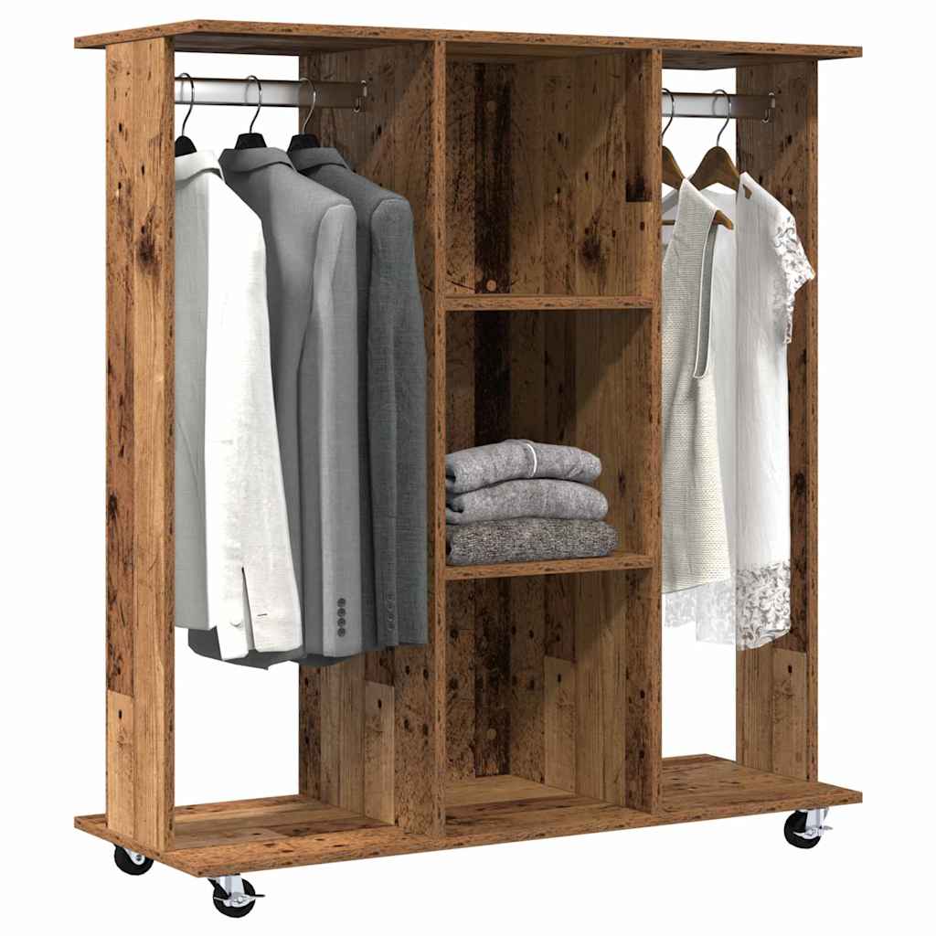 Guarda-roupa com prateleira Madeira Antiga 102 x 38 x 110 cm