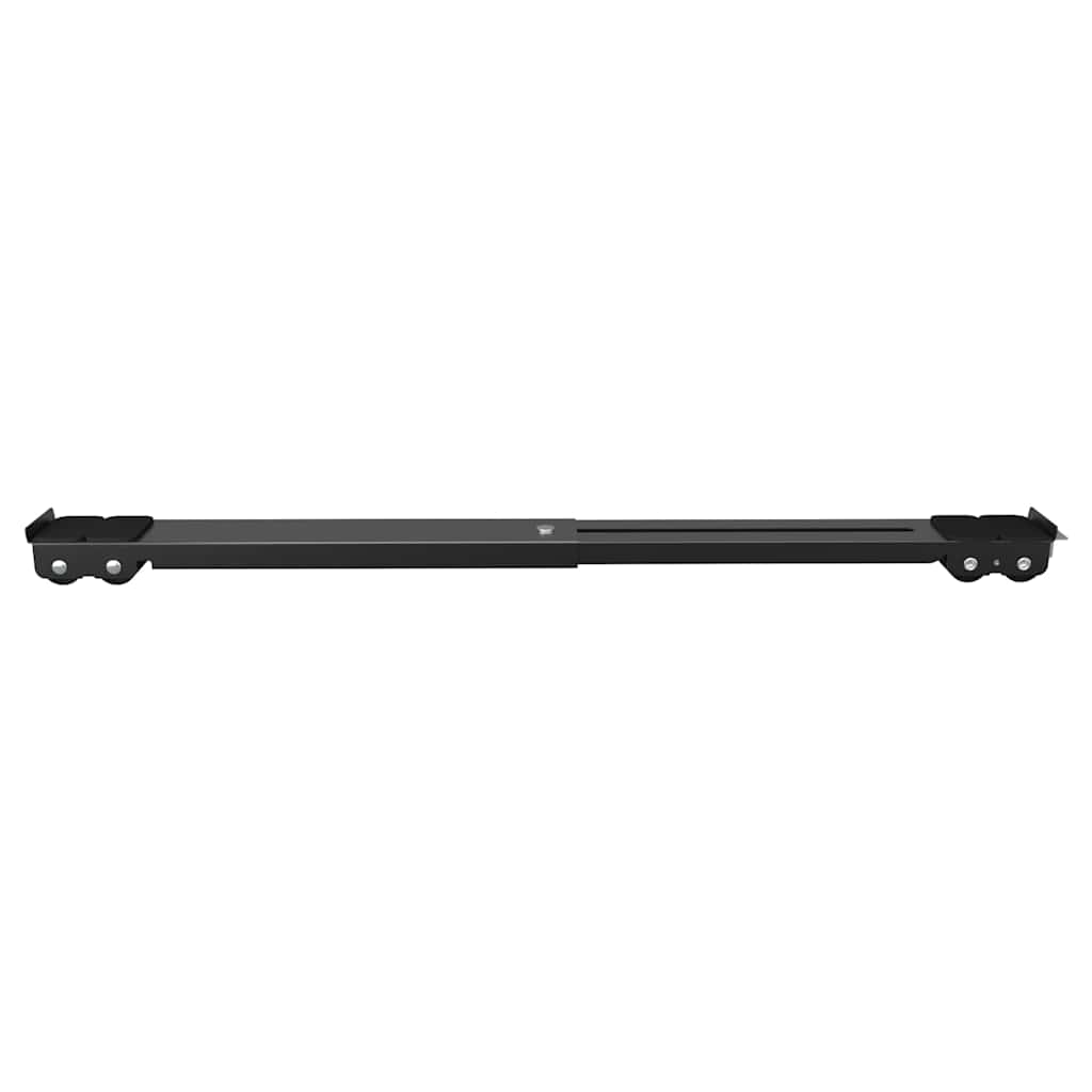 Base para máquina de lavar roupa 2 pcs Preto 72 x 5 x 4,5 cm
