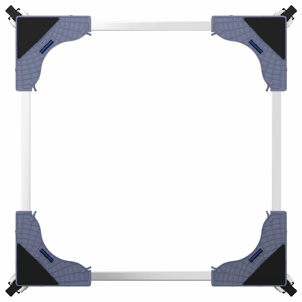 Base para máquina de lavar roupa Cinzeto 66 x 66 x 12 cm Metal